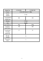 Preview for 7 page of CORBERO CCH358W Instructions For Use And Maintenance Manual