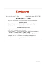 Предварительный просмотр 70 страницы CORBERO CCH450MX Operating And Installation Instructions