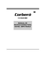 CORBERO CCH620MW Operating And Installation Instructions предпросмотр