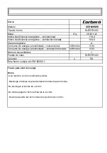 Предварительный просмотр 24 страницы CORBERO CCH620MW Operating And Installation Instructions