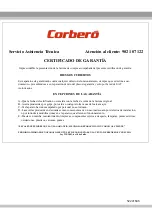 Preview for 77 page of CORBERO CCH900PXG Operating And Installation Instruction