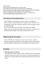 Preview for 2 page of CORBERO CCV3HL60 Instruction Manual