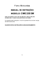 Preview for 15 page of CORBERO CMIC23EGM Instruction Manual