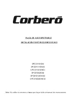 Preview for 1 page of CORBERO CPCGY101DN Installation And User Instructions Manual