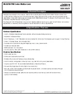 Preview for 3 page of Corbin Russwin Access 700 TCPAC1 Series Installation Instructions Manual