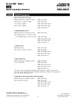 Preview for 5 page of Corbin Russwin Access 800 Programming Instruction