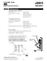 Preview for 6 page of Corbin Russwin Access 800 Programming Instruction