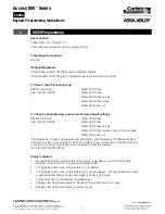 Preview for 7 page of Corbin Russwin Access 800 Programming Instruction