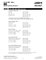 Preview for 8 page of Corbin Russwin Access 800 Programming Instruction