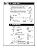 Preview for 7 page of Corbin Russwin ED4800 Series Installation Instructions Manual