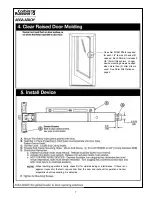 Preview for 7 page of Corbin Russwin Rim & SecureBolt ED4200 series Installation Instructions Manual