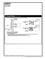 Preview for 8 page of Corbin Russwin Rim & SecureBolt ED4200 series Installation Instructions Manual