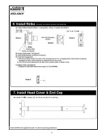 Preview for 9 page of Corbin Russwin Rim & SecureBolt ED4200 series Installation Instructions Manual