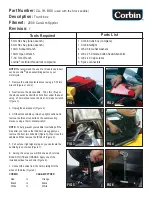 Preview for 1 page of Corbin CA-1H-BOX Quick Manual