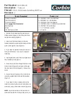 Предварительный просмотр 1 страницы Corbin H-18-GW-LID Manual