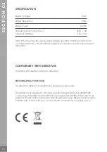 Предварительный просмотр 10 страницы Corby DP916 Use & Care Manual