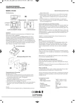 Preview for 1 page of Cordes CC-800 Instruction Manual