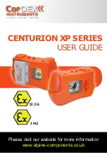 Cordex Instruments Centurion XP Series User Manual предпросмотр