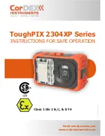 Preview for 1 page of Cordex Instruments ToughPIX 2304XP Series Instructions For Safe Operation