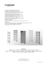 Cordivari Andrea Operating Instructions Manual preview