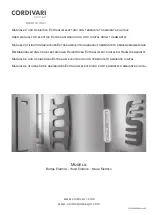 Preview for 1 page of Cordivari Badge Elettrico User Manual