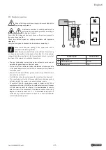 Preview for 31 page of Cordivari Bollyterm HP Use And Installation  Manual