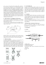 Предварительный просмотр 23 страницы Cordivari CLAUDIA EL. User Manual