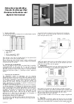 Preview for 1 page of Cordivari CLAUDIA ELEKTRISCH EcoDesign Digi 400X1190 600W Manual