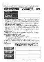 Предварительный просмотр 68 страницы Cordys CH-2001 User Manual