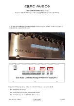 Preview for 3 page of CORE AUDIO DAIDO Barebone Entry Technical Specifications And Installation Manuallines