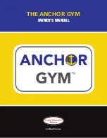 Предварительный просмотр 1 страницы CORE ENERGY FITNESS Anchor Gym CORE Owner'S Manual