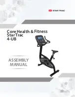 Preview for 1 page of Core Health & Fitness 9-3180-4UB-10IN Assembly Manual