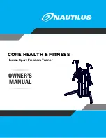 Preview for 1 page of Core Health & Fitness Nautilus Human Sport Freedom Trainer Owner'S Manual