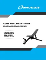 Core Health & Fitness Nautilus NN-B7506 Owner'S Manual предпросмотр