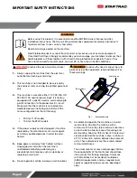 Preview for 3 page of Core Health & Fitness STAR TRAC 10-TRx Owner'S Manual