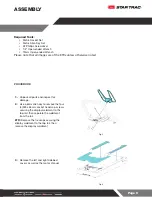 Предварительный просмотр 6 страницы Core Health & Fitness STAR TRAC 8-TRx Assembly Manual