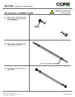 Core Lighting ALP-120 Installation/Assembly Manual preview