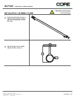 Preview for 2 page of Core Lighting ALP-120 Installation/Assembly Manual