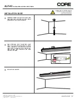 Preview for 2 page of Core Lighting ALP-40 Installation Manual