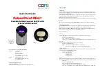 Preview for 1 page of Core Lighting ColourPoint Mini Quick Start Manual