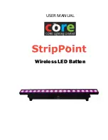 Core Lighting StripPoint User Manual preview