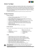 Preview for 6 page of Core Lighting StripPoint User Manual