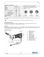 Предварительный просмотр 10 страницы CORE powertools CX18 S2 Operating Instructions Manual