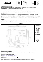 Core Products Boston BT311 Assembly Instructions предпросмотр