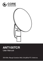 Core ANT100TCR User Manual preview