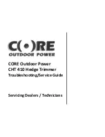 Core CHT 410 Service Manual preview