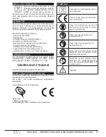 Предварительный просмотр 11 страницы Core CX25 Instructions For Use Manual