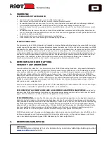 Preview for 1 page of Core RIOT XR Short Manual