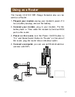 Предварительный просмотр 19 страницы Coredy CX-E120 Get Started