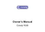 Coredy R300 Owner'S Manual preview